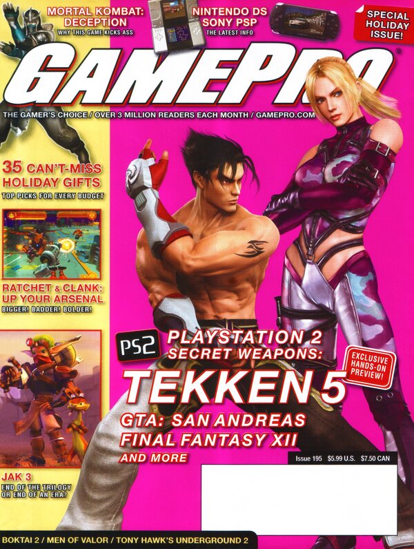 GamePro Issue 195 (December 2004) cover